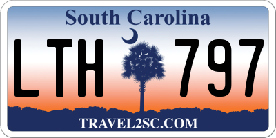 SC license plate LTH797