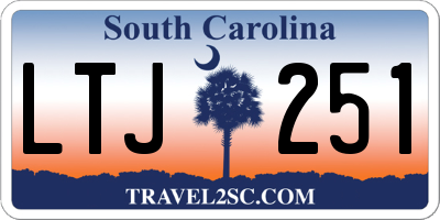 SC license plate LTJ251
