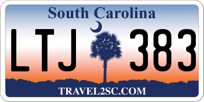 SC license plate LTJ383