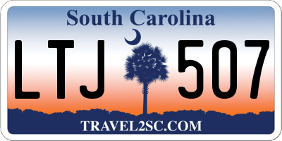 SC license plate LTJ507