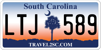 SC license plate LTJ589
