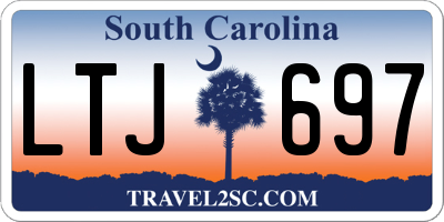 SC license plate LTJ697