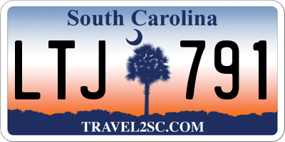 SC license plate LTJ791