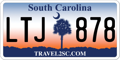 SC license plate LTJ878