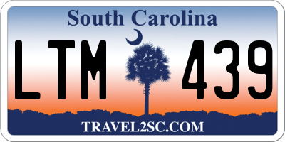 SC license plate LTM439