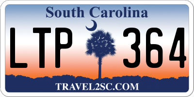 SC license plate LTP364