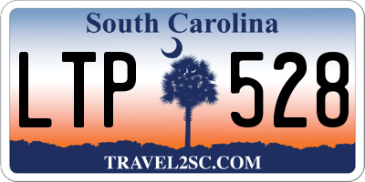 SC license plate LTP528