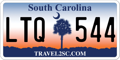 SC license plate LTQ544