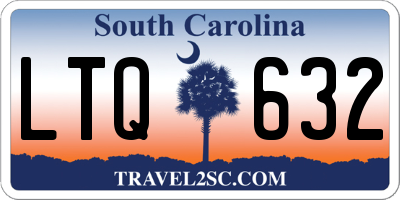 SC license plate LTQ632