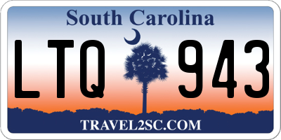 SC license plate LTQ943