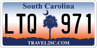 SC license plate LTQ971