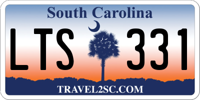 SC license plate LTS331