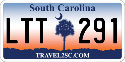 SC license plate LTT291