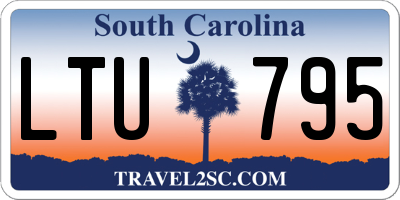 SC license plate LTU795