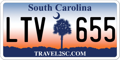 SC license plate LTV655