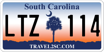 SC license plate LTZ114
