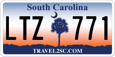 SC license plate LTZ771