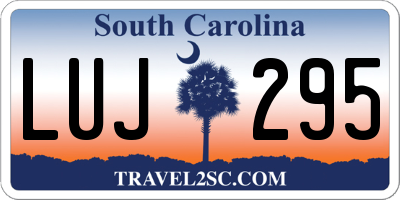 SC license plate LUJ295