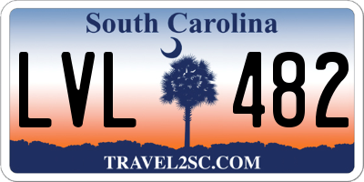 SC license plate LVL482