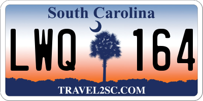 SC license plate LWQ164