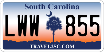 SC license plate LWW855