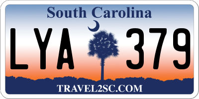 SC license plate LYA379