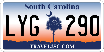 SC license plate LYG290