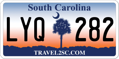 SC license plate LYQ282