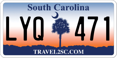 SC license plate LYQ471
