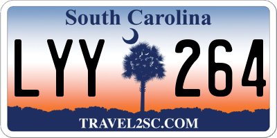 SC license plate LYY264