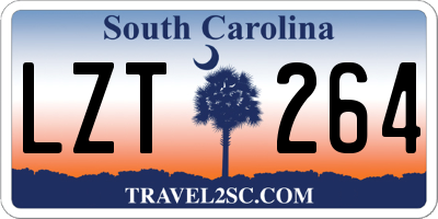 SC license plate LZT264
