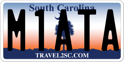 SC license plate M1ATA