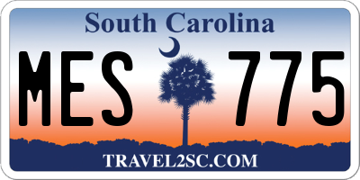 SC license plate MES775
