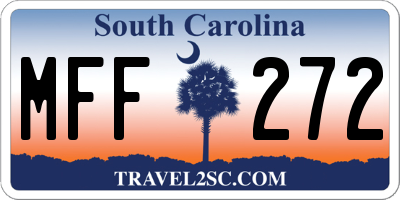SC license plate MFF272
