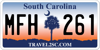 SC license plate MFH261