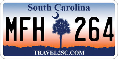 SC license plate MFH264