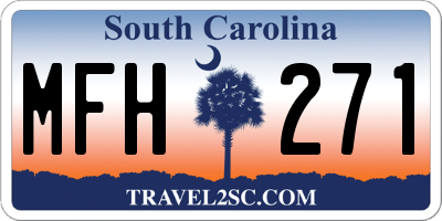SC license plate MFH271