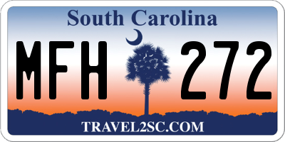 SC license plate MFH272