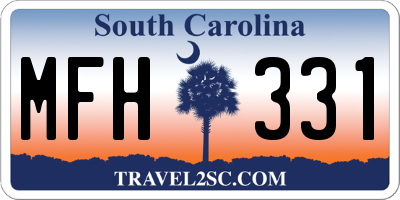 SC license plate MFH331