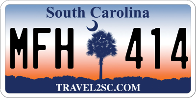 SC license plate MFH414