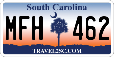 SC license plate MFH462