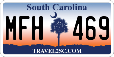 SC license plate MFH469