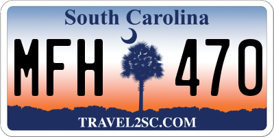 SC license plate MFH470