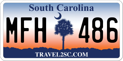SC license plate MFH486