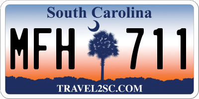 SC license plate MFH711
