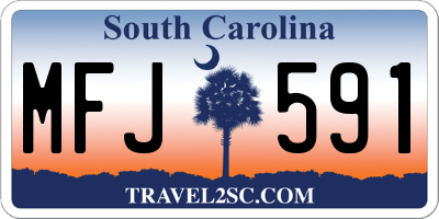 SC license plate MFJ591