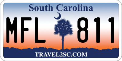 SC license plate MFL811