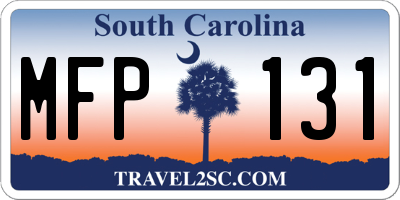 SC license plate MFP131