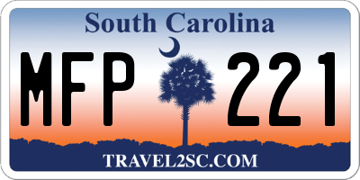 SC license plate MFP221
