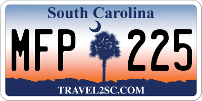 SC license plate MFP225